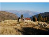 Monte Colombine - 2215 m Opustela planina Malga Craparo