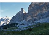Questa arriva attraverso il passo Forcella di Lago, dove abbiamo pernottato qualche anno fa
