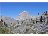Monte Cernera - 2665 m Pred nama pa se dviguje nezgrešljiva Tofana