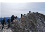 Marsikaj sva že videla, a taka masovka nad 3000 m spominja le še na Triglav