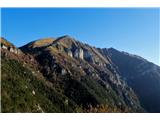 Pogled na Cima Pari in njegov greben. Tja gor greva …