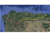 Camino Olvidado - pozabljena pot v Santiago RUMENA je sled Camina Olvidada. Dolga je 530 kilometrov od skupnih 800 km