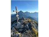 Bosruck (1992m) Frauenmauer. V ozadju Großer Pyhrgas, Scheiblingstein, Hexenturm,...