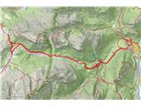Abbiamo accumulato 21 km e 1000 metri di dislivello