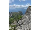 Grabnerstein (1848m), Admonter Warte (1804) Admonter Warte s kočo.  