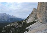 Monte Cristallino di Misurina Počasi pridobivava na višini in razgledi so vedno bolj obsežni