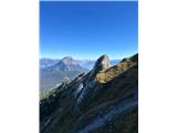 Kammspitze (2139m) Prečenje pobočja na severni strani. 