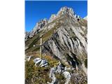 Kammspitze (2139m) Z Wintersteina proti Kammspitze. 