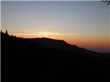 Jutranji pogled na Glashüttenkogel.