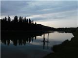 Teichalmsee, zadaj Osser.