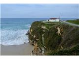 This is a classic, steep stairs to the shore. There will be many more along the entire route