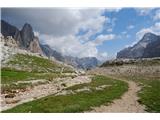 Dolomiti d'Ampezzo - ferata Astaldi Najprej slediva pot 401, nato 402