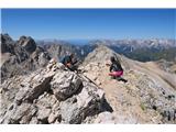 Cima Cadine, ein 2885 m hoher Aussichtspunkt