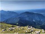 Pogled z vrha prot Dobrči