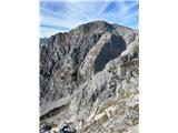 Raucheck (2431m) Pogled s G. Fieberhorna na Raucheck i na “stazicu” odnosno bok, kojim smo pristupili.