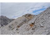 Monte Cristallino di Misurina Časa imava dovolj, zato obiščeva še neimenovan vrh s križem