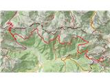Dovolj bo za danes. Prehodila sva 30 km in 1200 višincev, večinoma vročih