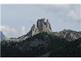 Dolomiti d'Ampezzo - ferata Astaldi Cinque Torri na nasprotni strani doline …