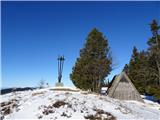 najvišji vrh Pohorja s škorjanko
