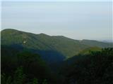 View towards Podsreda Castle.