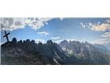 Panorama from the summit of Cima Urtisiel Est