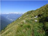 Planina Zapleč - Kal (greben Krnčice)