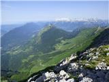 Planina Zapleč - Srednji vrh (at Krn)