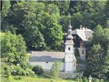Pogled na cerkev sv. Ane