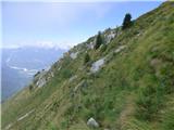 Planina Zapleč - Kal (greben Krnčice)