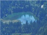Hochweichsel (2006 m) Pogled na jezero Dürrsee.