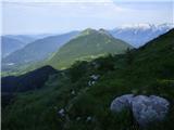 Planina Zapleč - Srednji vrh (at Krn)