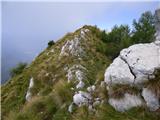 Planina Zapleč - Kal (greben Krnčice)