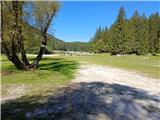 Upper Mangart Lake.