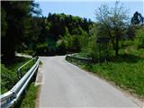 Dolina Gračnice (Blatnik) - Sveti Lovrenc (above Okroglice)