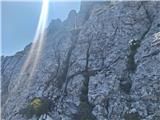 Zaključni vzpon na Cimo Alto di Gleris I.