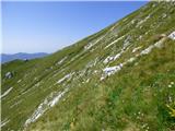Parkirišče Coot - Velika Baba (Kanin)