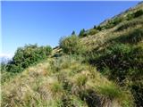 Planina Zapleč - Kal (greben Krnčice)