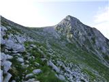 Planina Zapleč - Srednji vrh (at Krn)