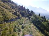 Planina Zapleč - Kal (greben Krnčice)