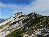 Koča pod slapom Rinka - Kranjska koča na Ledinah