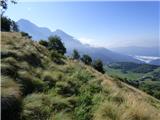 Planina Zapleč - Kal (greben Krnčice)