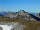 Hochwart (2210 m) Ebenstein.