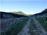 Planina Zapleč - Kal (greben Krnčice)