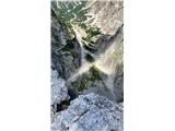 Steep into the head of the Salina stream valley.