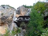 Koča pod slapom Rinka - Orlovo gnezdo