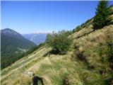 Planina Zapleč - Kal (greben Krnčice)