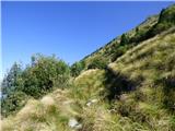 Planina Zapleč - Kal (greben Krnčice)