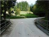 Reichenfels (most čez Labotnico / Lavant) - Peterer Hütte