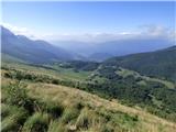 Planina Zapleč - Kal (greben Krnčice)