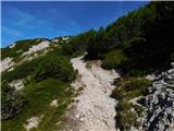 Lučka Bela (Za Loncem) - Kocbekov dom na Korošici